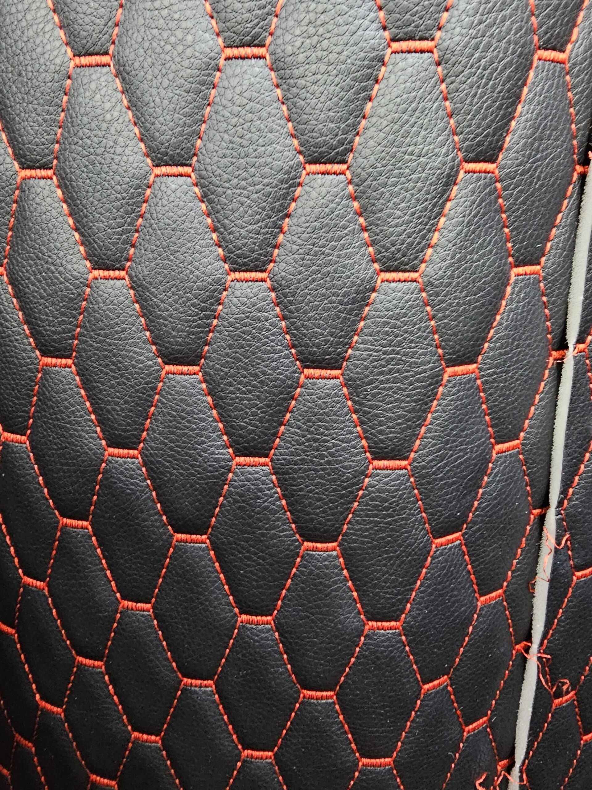 Bentley Car Fabric- black/Red