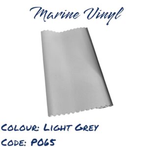 Light grey marine vinyl sample. Code: P065