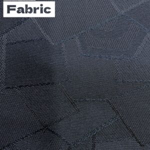 Dark gray fabric sample with geometric pattern, code CF61