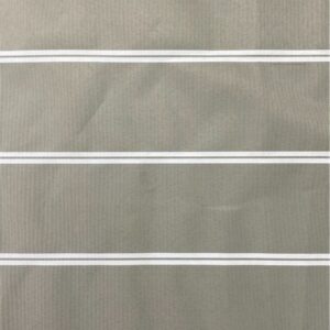 Gray canvas fabric with thin white stripes. Product code: 02-37-1