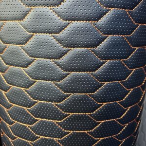 Bentley Perforated Lambo design Black/Orange