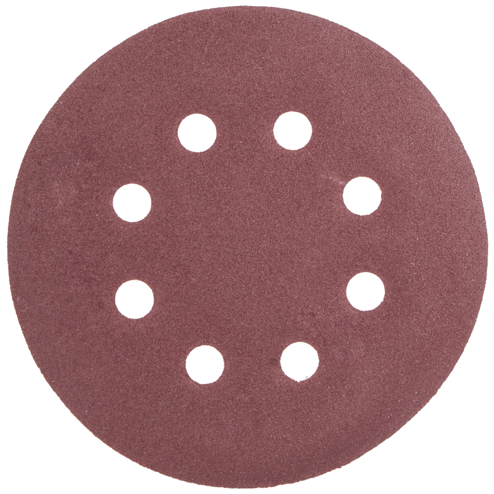 Sanding Disc 125Mm 180 Grit With Holes 10/Pk Hook And Loop