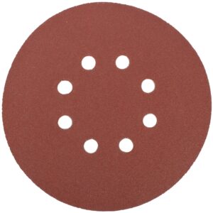 Sanding Disc 150Mm 120 Grit With Holes 10/Pk Hook And Loop