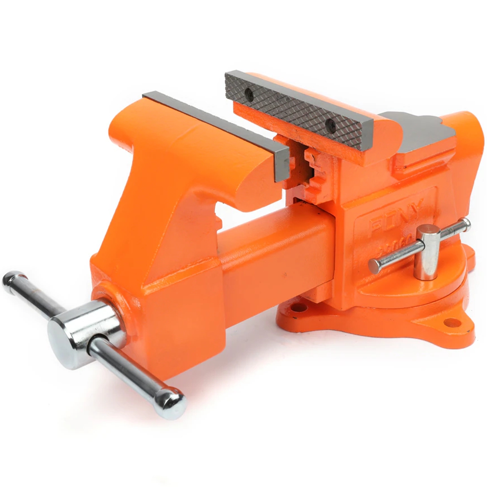 Pony 6' 150Mm Heavy-Duty Workshopbench Vice Swivel Base