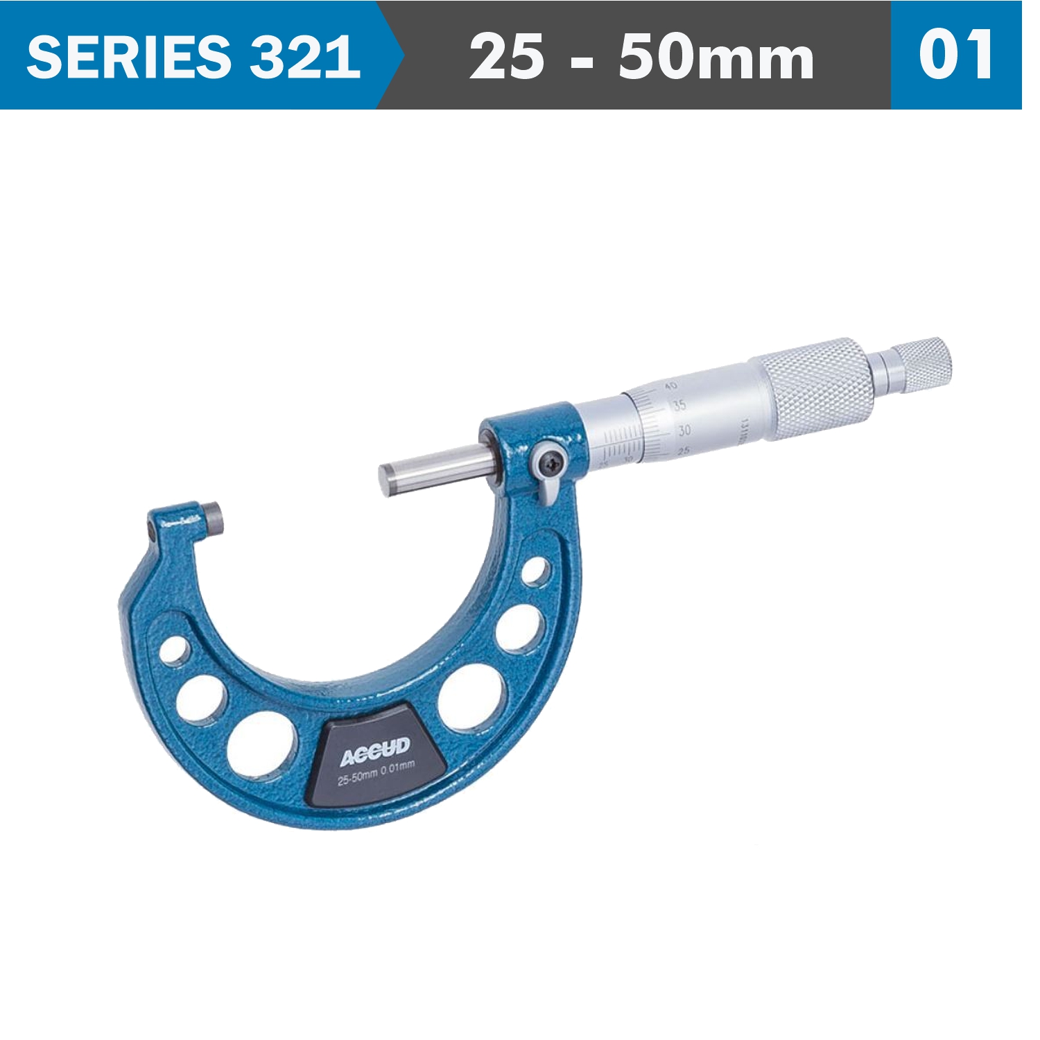 Outside Micrometer 25-50Mm 0.004Mm Acc. 0.01Mm Grad.