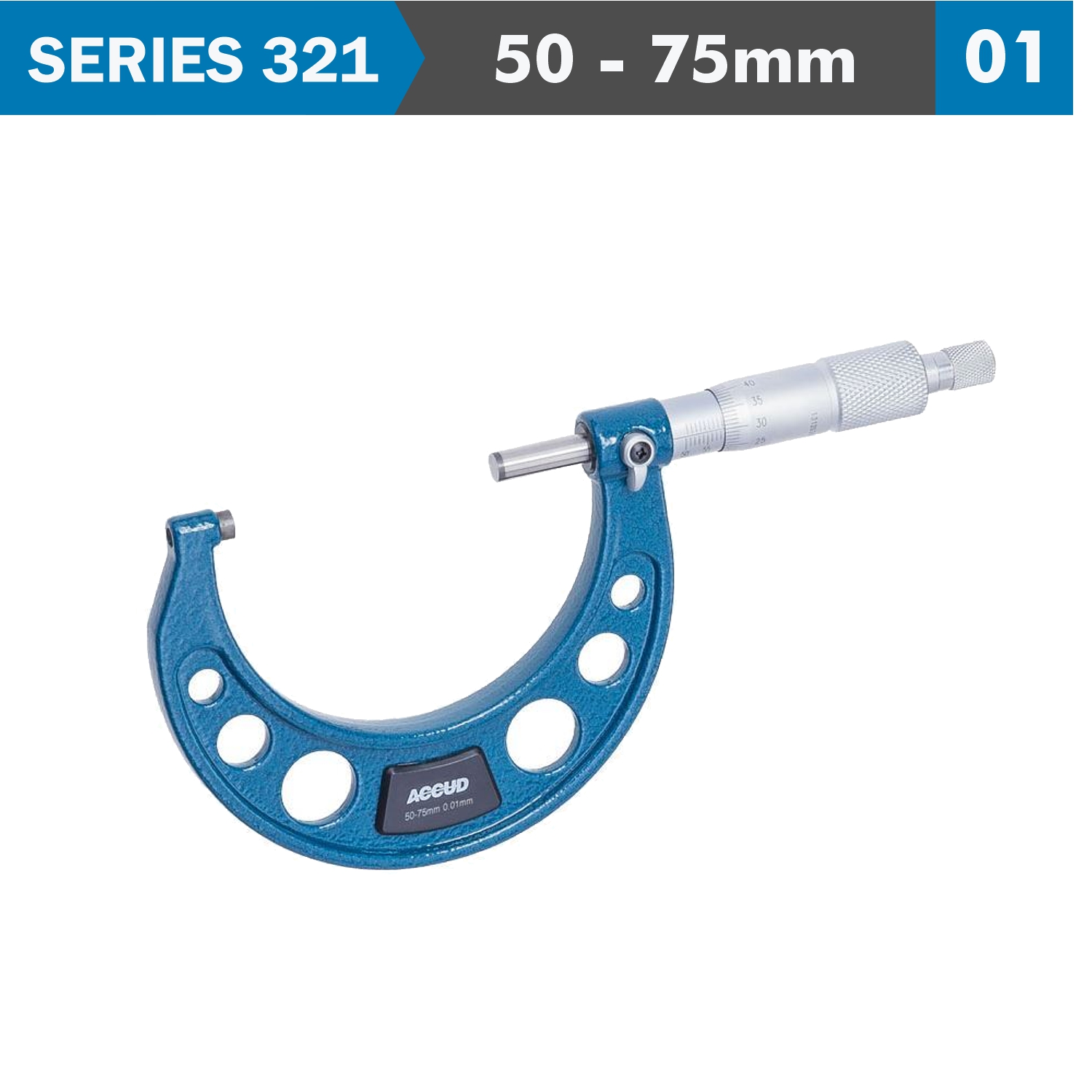 Outside Micrometer 50-75Mm 0.005Mm Acc. 0.01Mm Grad.