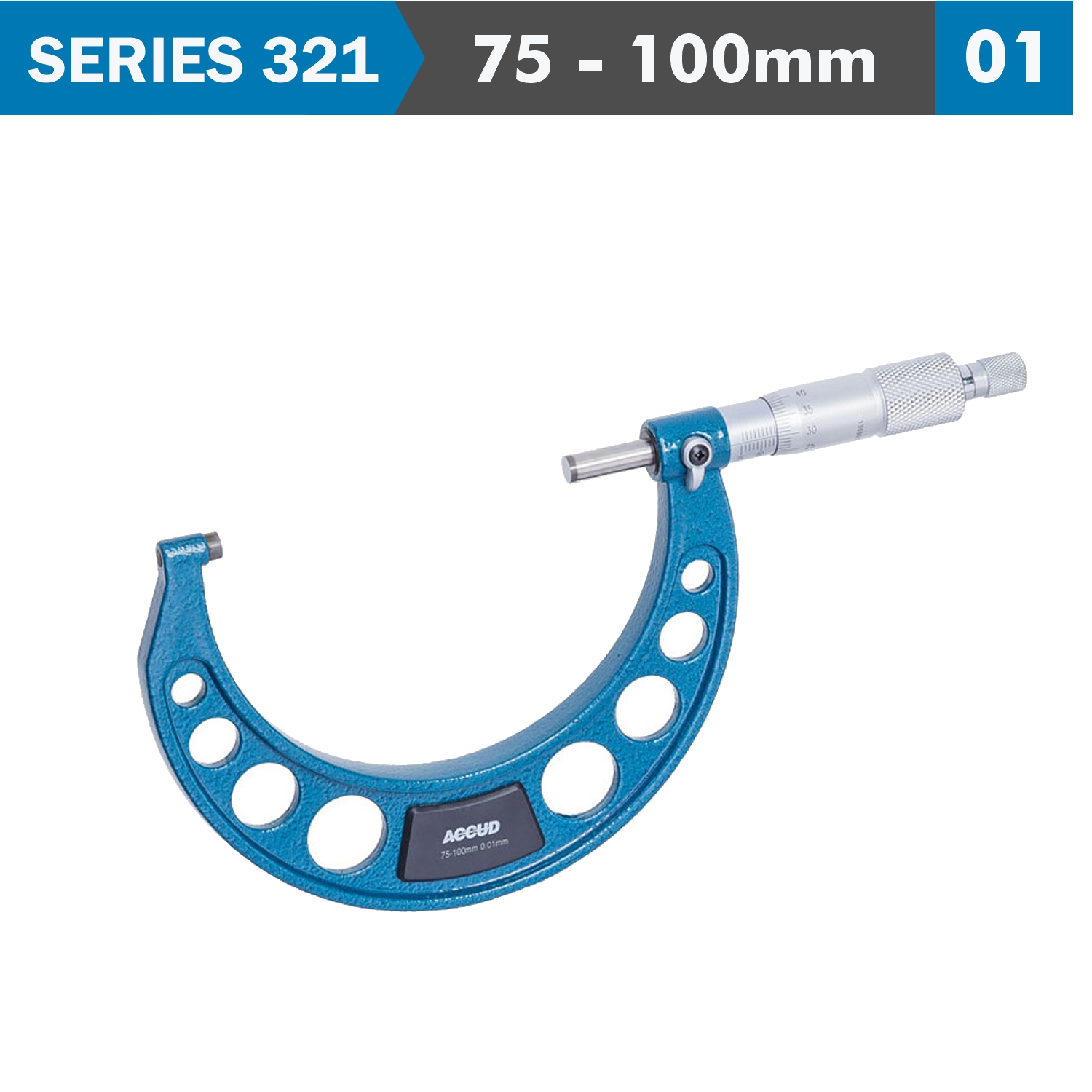 Outside Micrometer 75-100Mm 0.005Mm Acc. 0.01Mm Grad.
