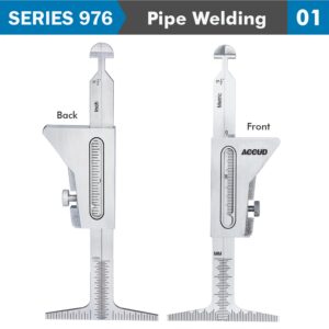 Pipe Welding Gauge 7 X Measuring Appl. 35,45,60,30,1.6,2.4Mm, 37.5Deg.
