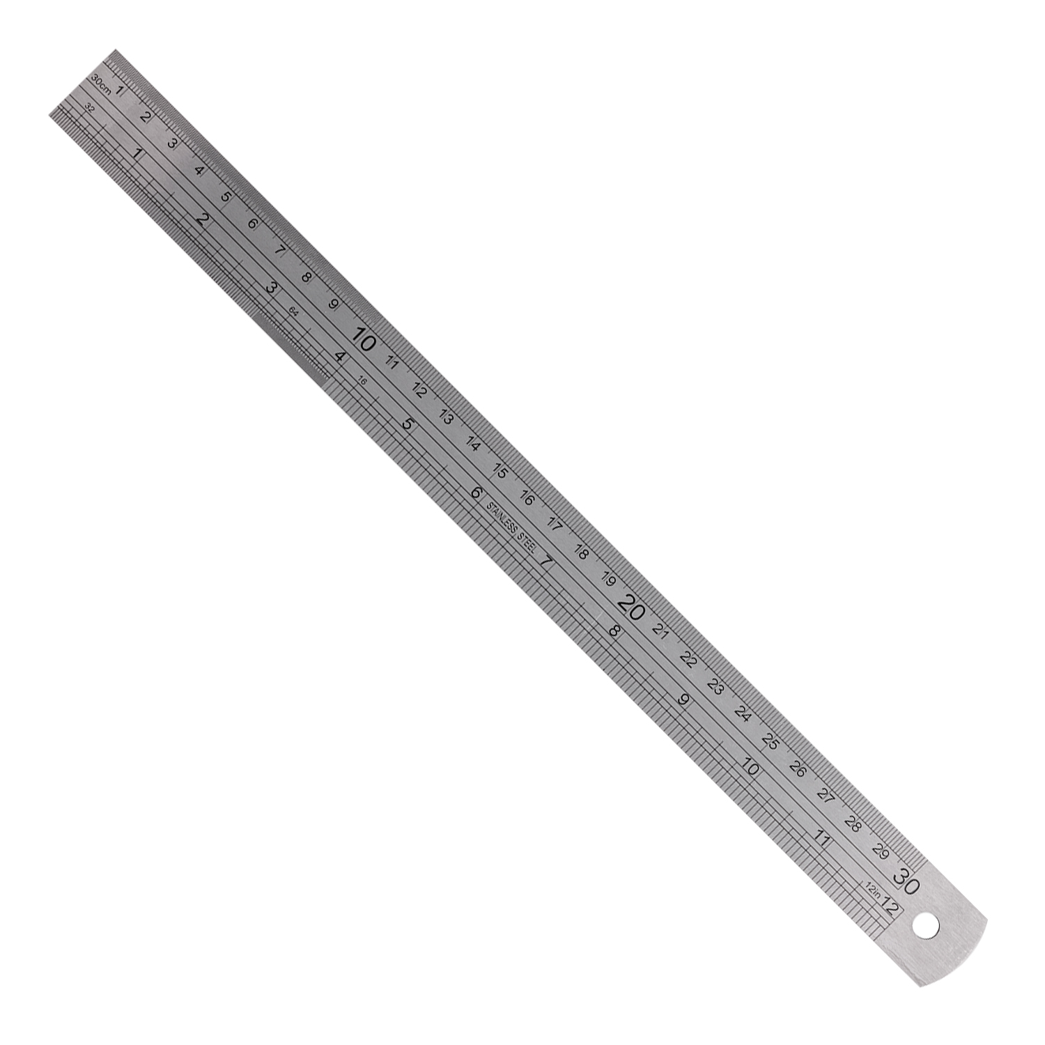 Ruler 300Mm S/Steel 0.11Mm Acc 0.5Mm Grad.