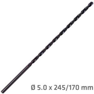 Hss Drill Bit 5Mm 245 X 170 Extra Long