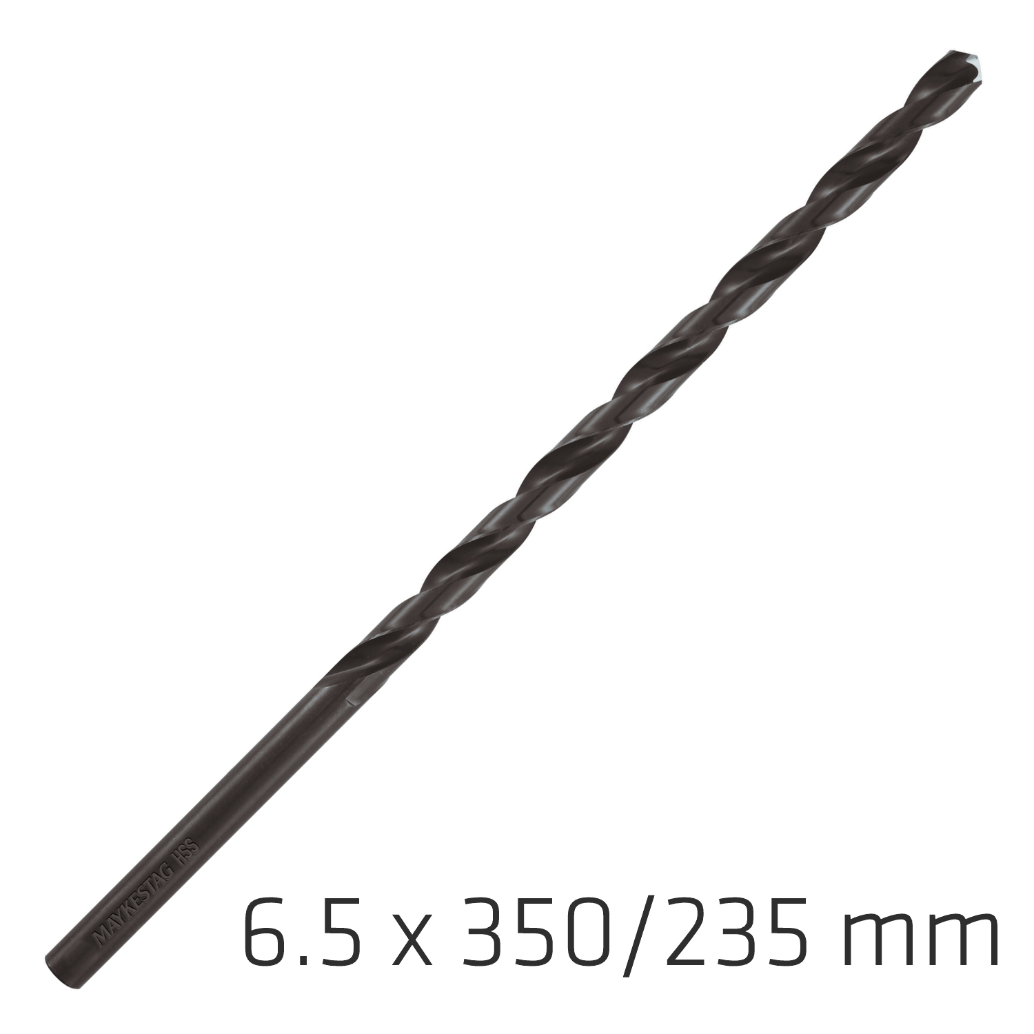 Hss Drill Bit 6.5Mm 350X235Mm Extra Long