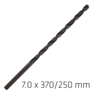 Hss Drill Bit 7Mm 370X250Mm Extra Long
