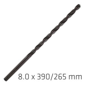 Hss Drill Bit 8Mm 390X265Mm Extra Long