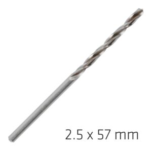 Alpen Pro Hss 2.5Mm Drill Din 338 Rn 135 Split Point Plastic Wallet  (