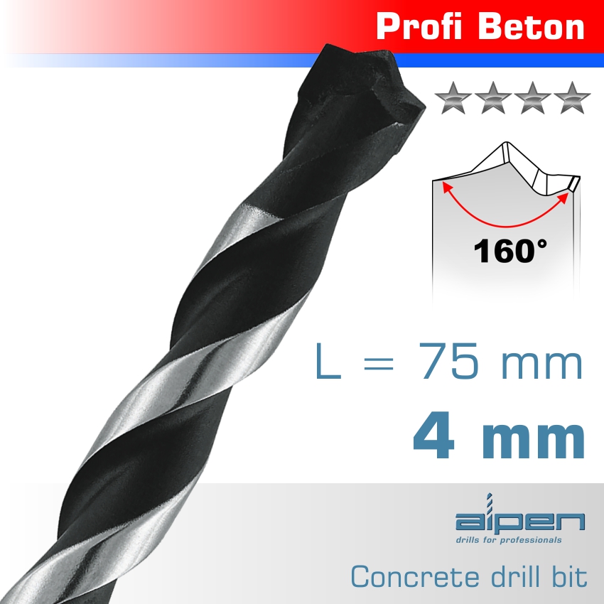Concrete Profi Beton Drill Bit 4Mm