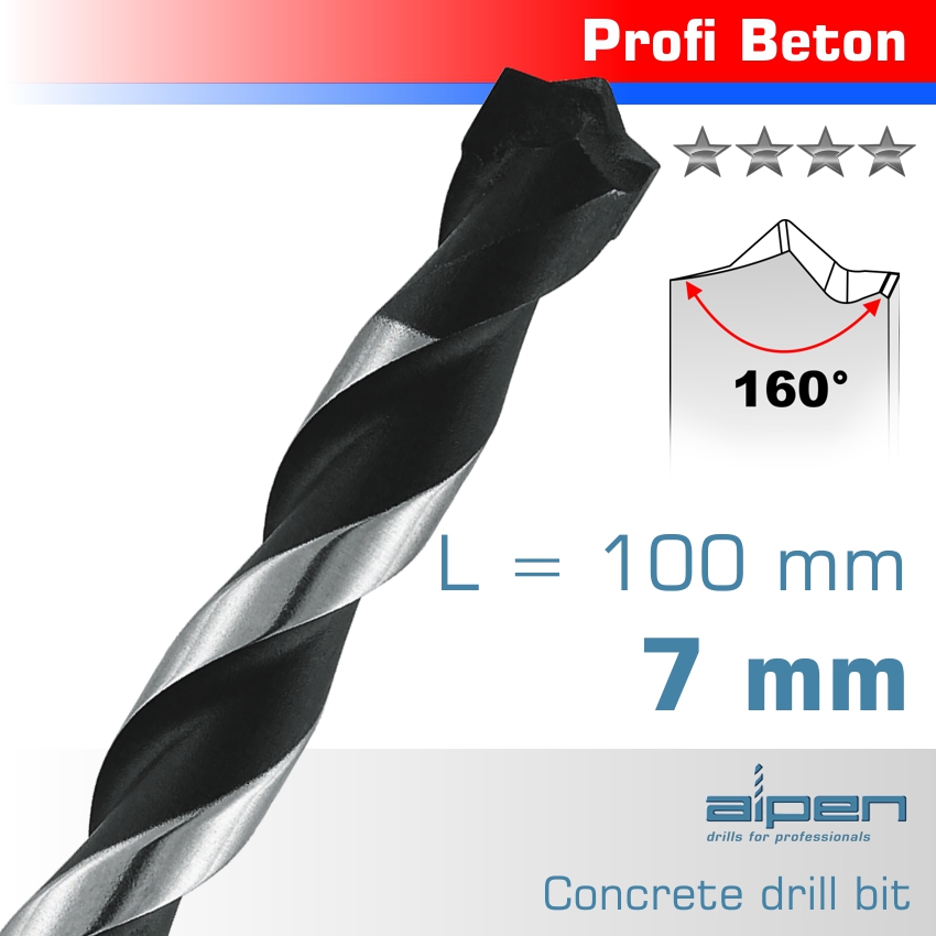 Concrete Profi Beton Drill Bit 7Mm