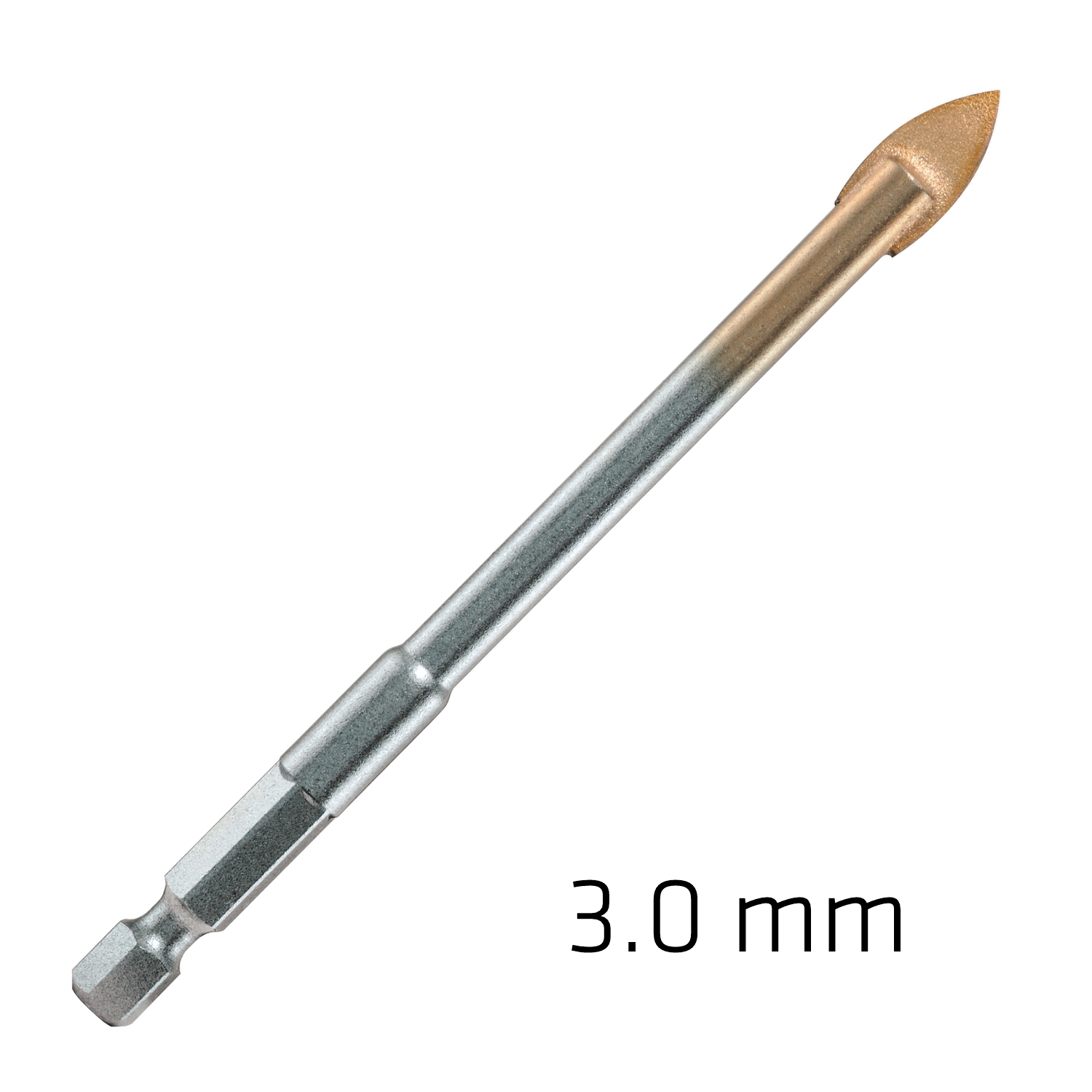 Glass And Tile Drill Bit 3Mm