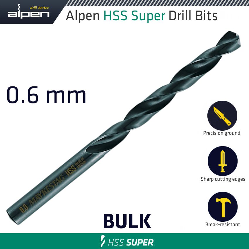 Hss Super Drill Bit 6.0Mm Bulk