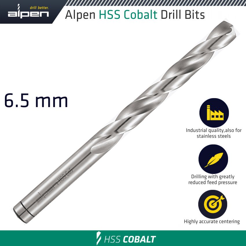 Hss Cobalt Drill Bit 6.5Mm