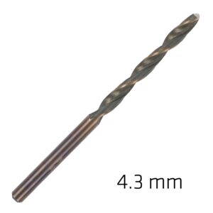 Hss Sprint Master 4.3Mm Bulk Din 338 Alpen Drill Bit