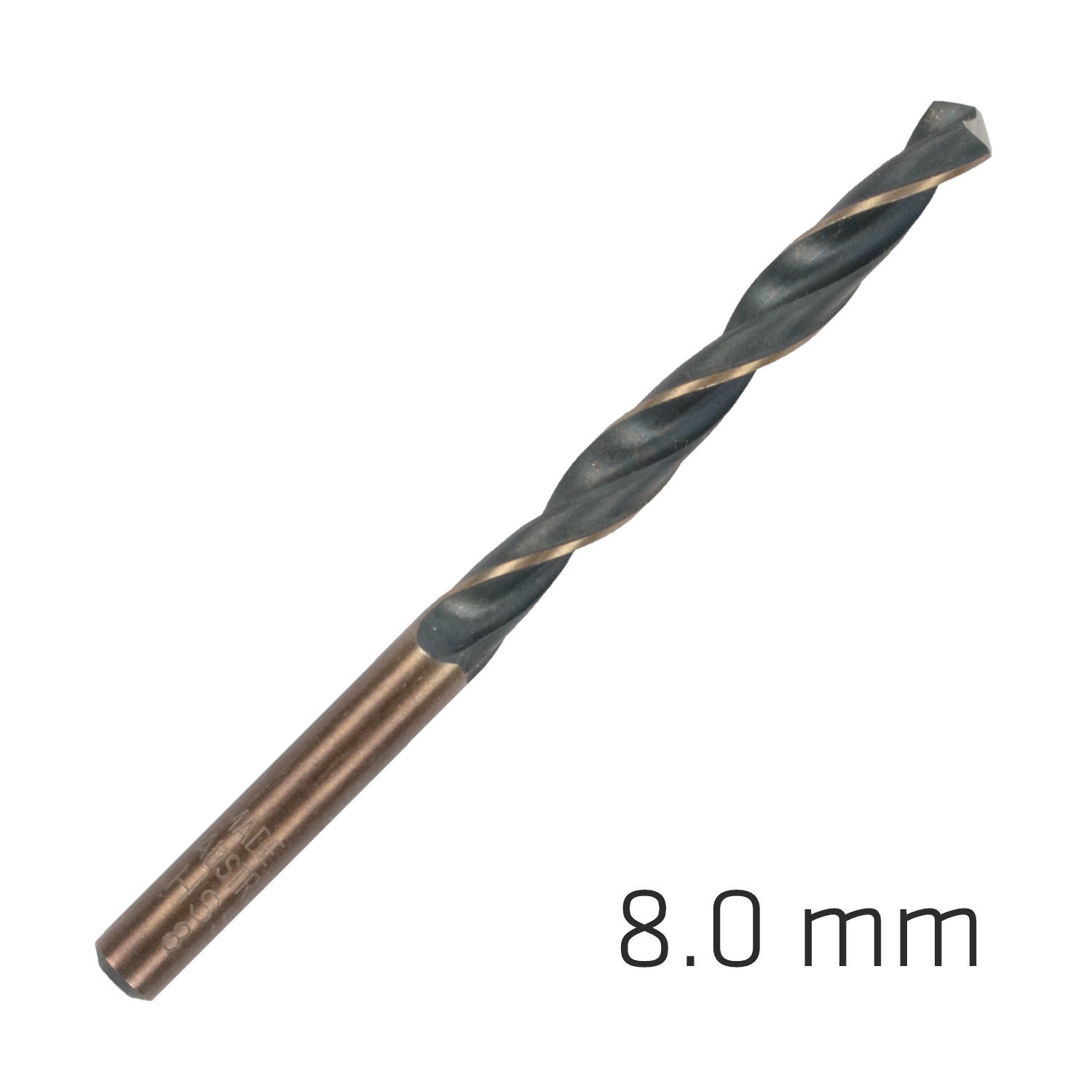Hss Sprint Master 8.0Mm Bulk Din 338 Alpen Drill Bit
