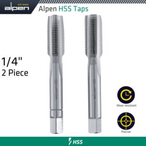 Hss Hand Tap Set Imperial  G 1/4' Pouched