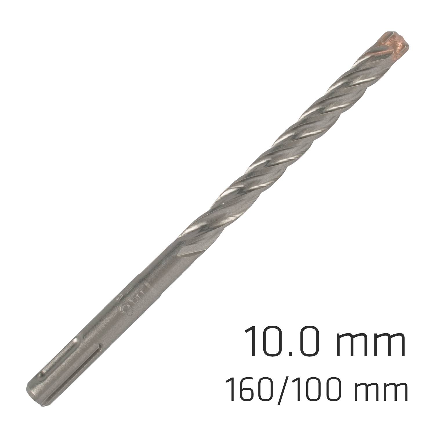 Force X 10.0 X160/100 Sds-Plus Rebar Drill Bit X4 Cutting Edges - Bulk