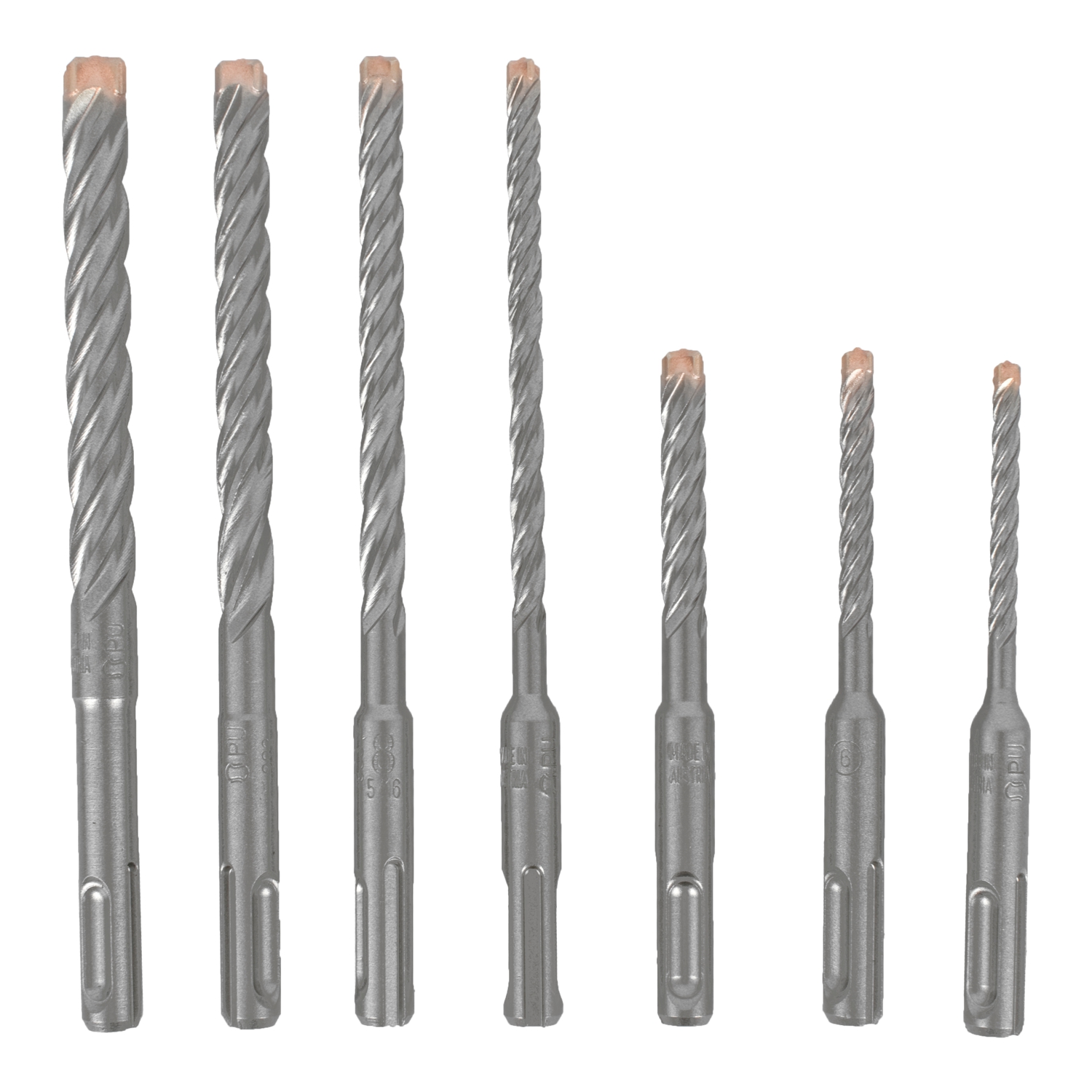 Force X Sds-Plus Set Km7 7 Pcs. 5.0/ 6.0/ 8.0 Mm X 110 And 6.0/ 8.0/ 1