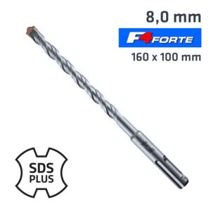 Sds Plus Drill Hammer F4 Bit 160 X 100 8Mm