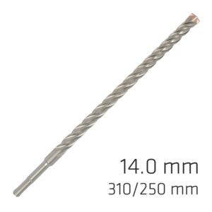 Force X 14.0 X 310/250 Sds-Plus Rebar Drill Bit X4 Cutting Edges