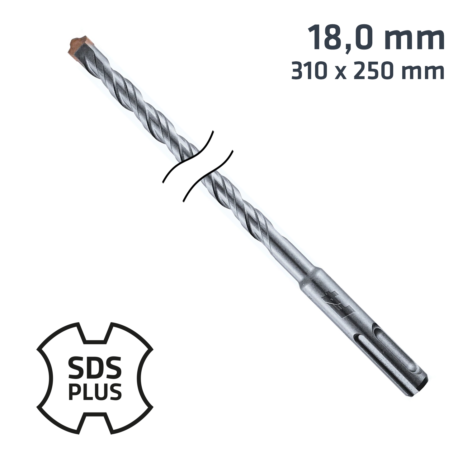 Sds Plus Drill Bit 310 X 250 18.0Mm