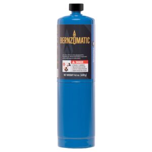 Bernzomatic Propane Hand Torch Cylinder 400Gram (14.1Oz) Tx9 (74986)