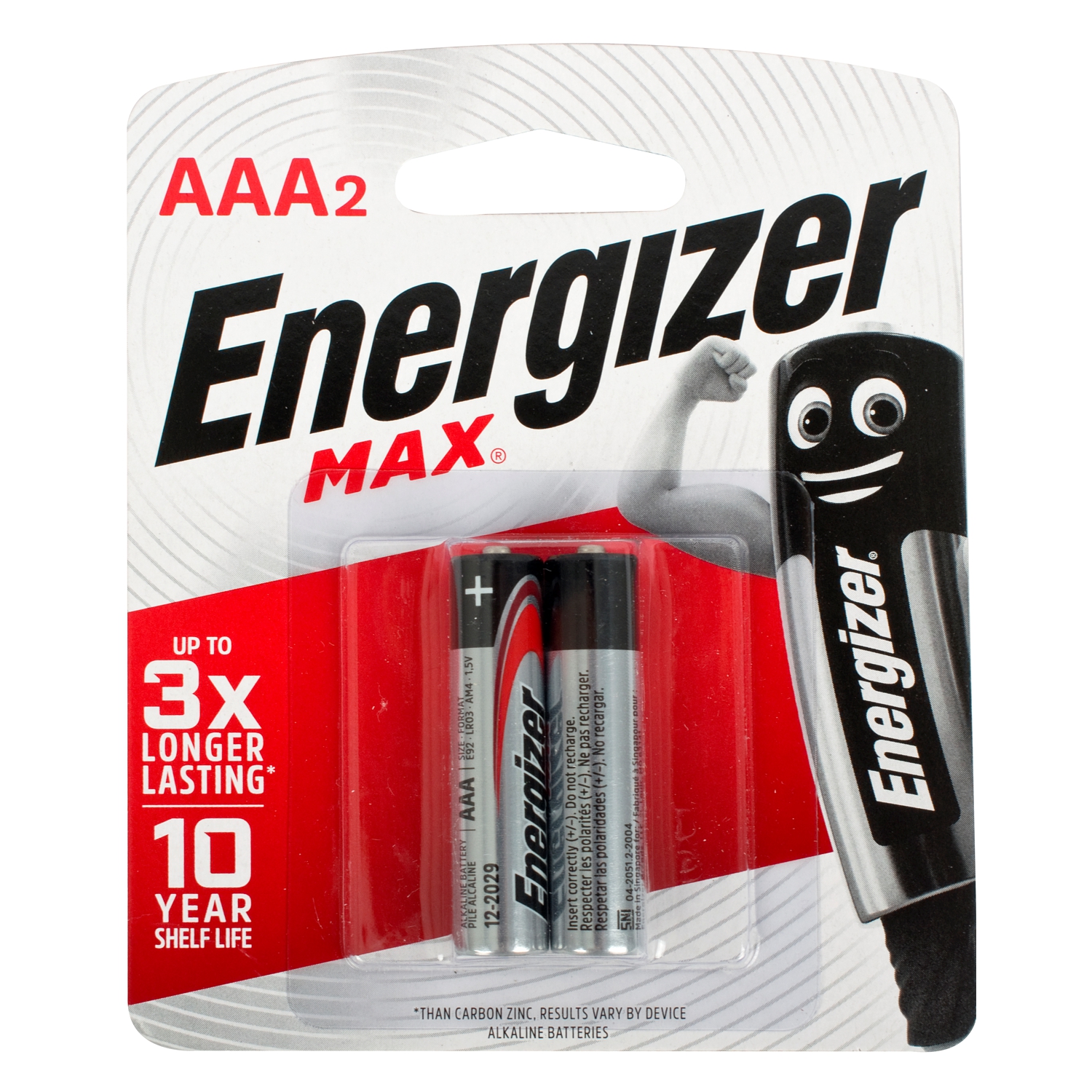 Max Aaa Battery-2Pack (Moq20) Energizer