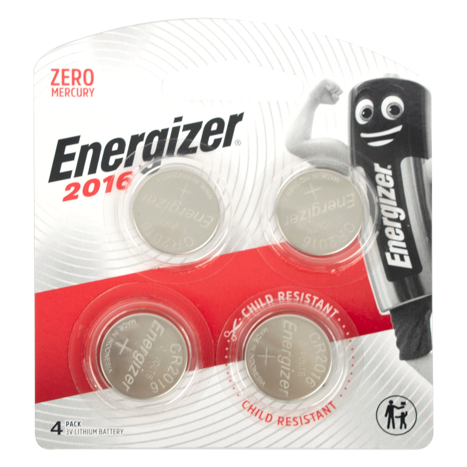Cr2016 Bp4 3V Lithium Coin Battery (Moq12) Energizer