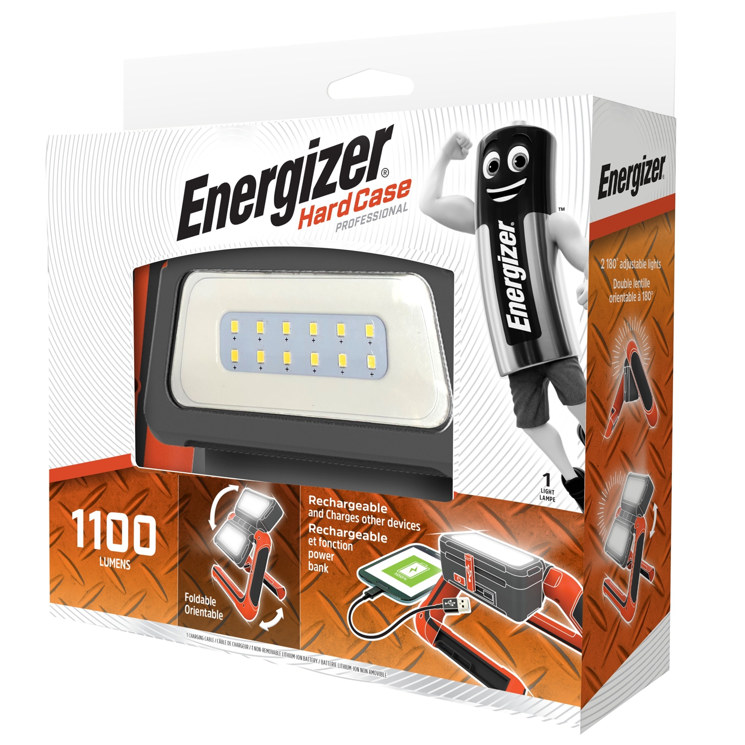 1100 Lumens Rechargable Lantern Hardcase Energizer