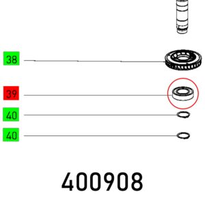Ball Bearing 6005 Vdw1 Cm Av2 S U152M