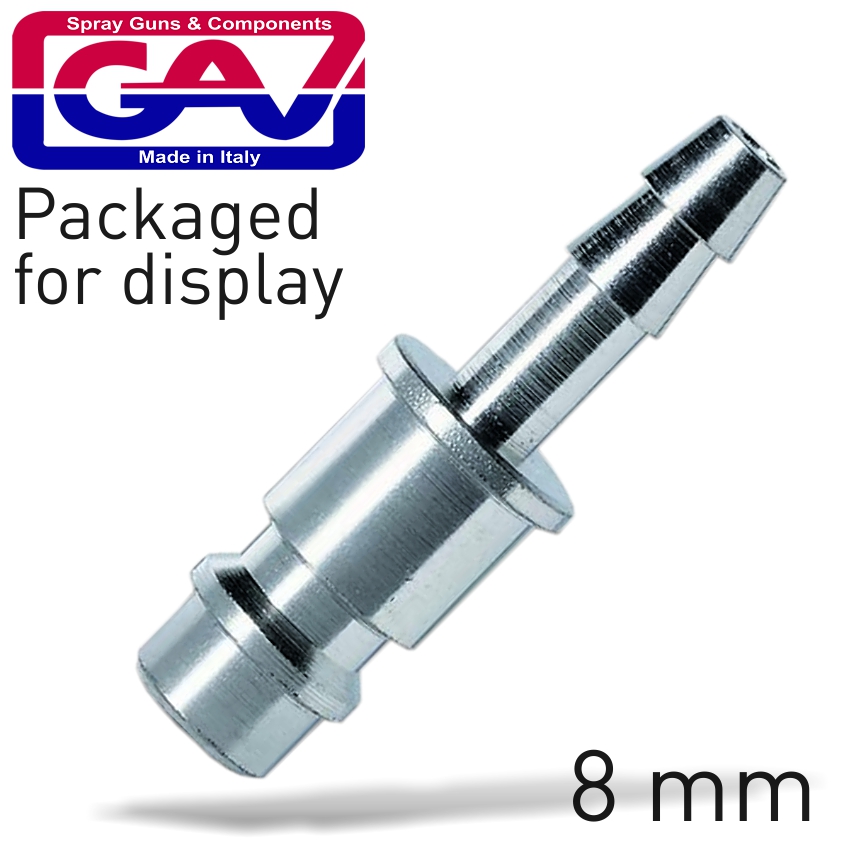 Connector German 8Mm Hose 2 Packaged