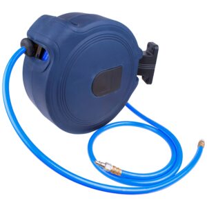 Air Hose Reel 15M X 9.5Mm(3/8) Pu Hose  P/P Casing Wall Mounted
