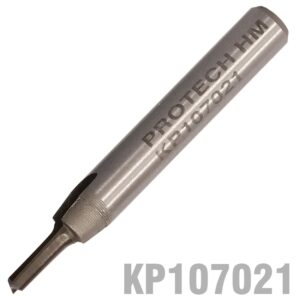 Straight Bit 1/8' (3.2Mm) X 1/2' Cut Solid Carbide 2 Flute 1/4'Shank