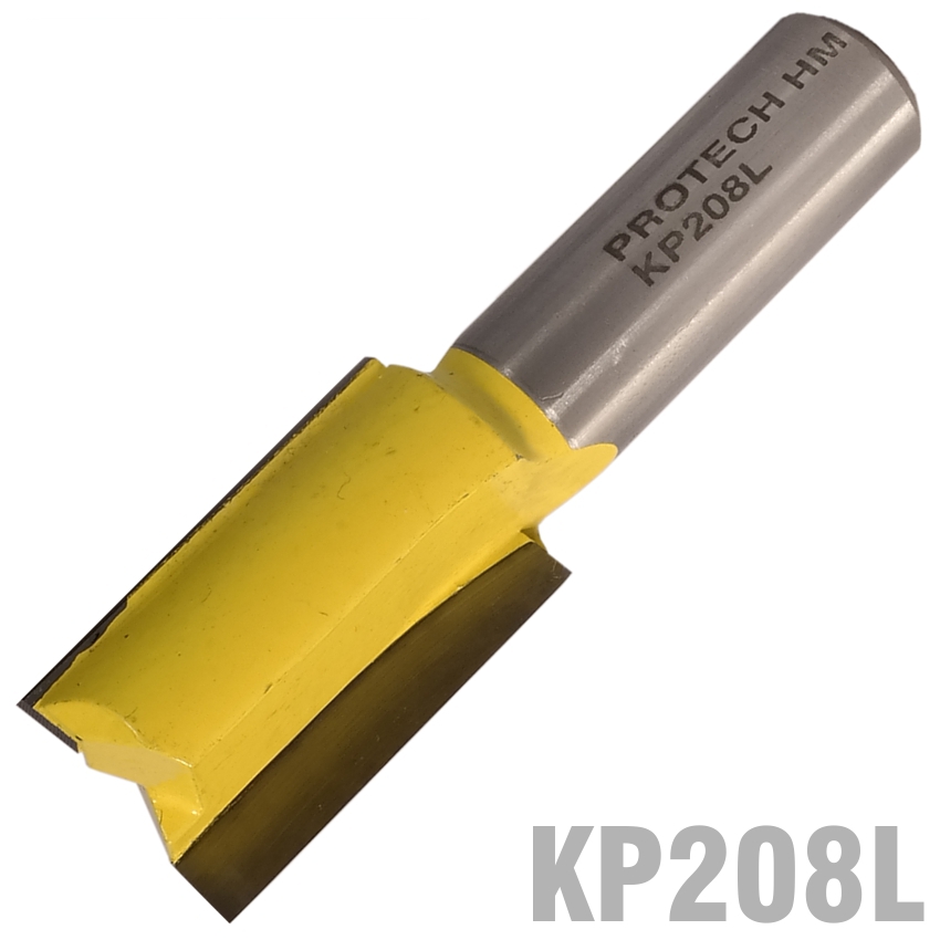 Straight Bit 3/4'(19Mm) X 1 1/4'(31.8Mm) Two Flute 1/2' Shank