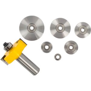 Rabbeting Bit 1 1/2' X 1/16' Depth 9/16'  1/2'Shank X 7 Bearings