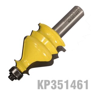 Face Mould Bit 1 3/8' X 1 5/8' Radius 1/8'  1/2' Shank