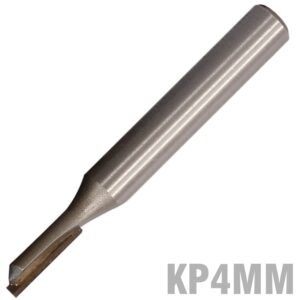 Straight Bit 4Mm X 13Mm Single Flute Metric 1/4' Shank