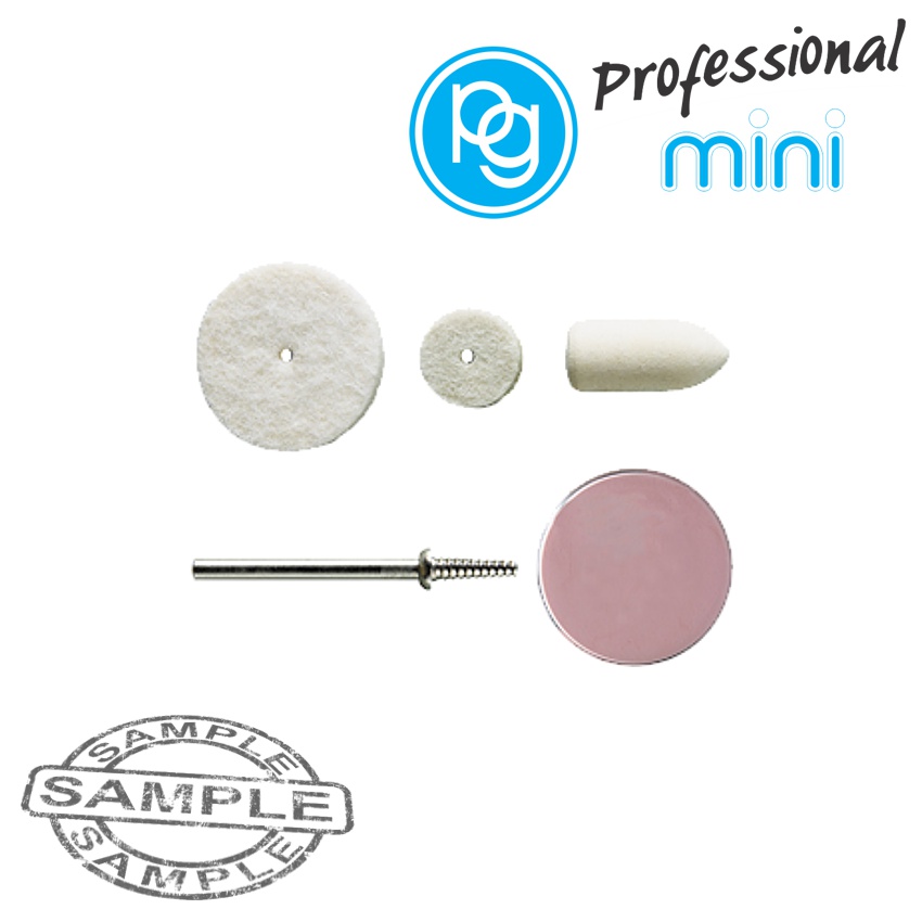 Assorted Felt Polish Points.3Pcs +Mandrel+Polishing Paste Kit