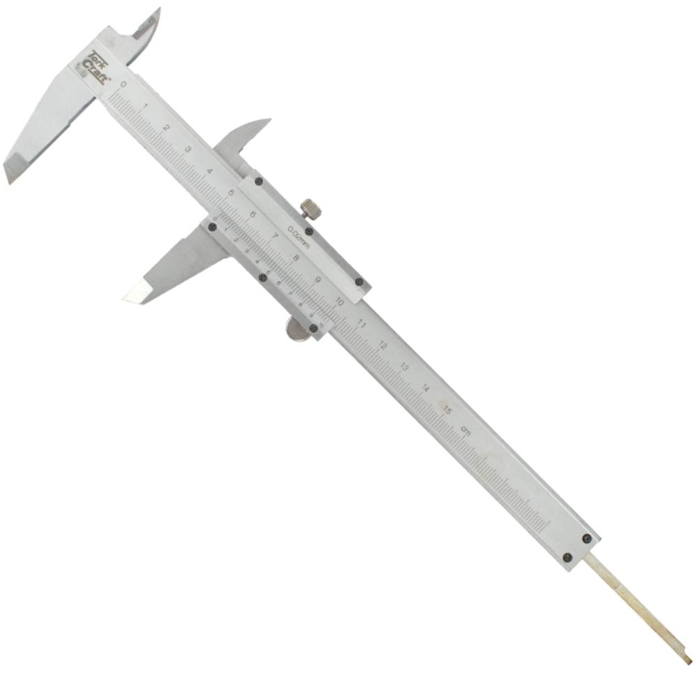 Vernier 150Mm Carbon Steel Metric 0.02 Acc