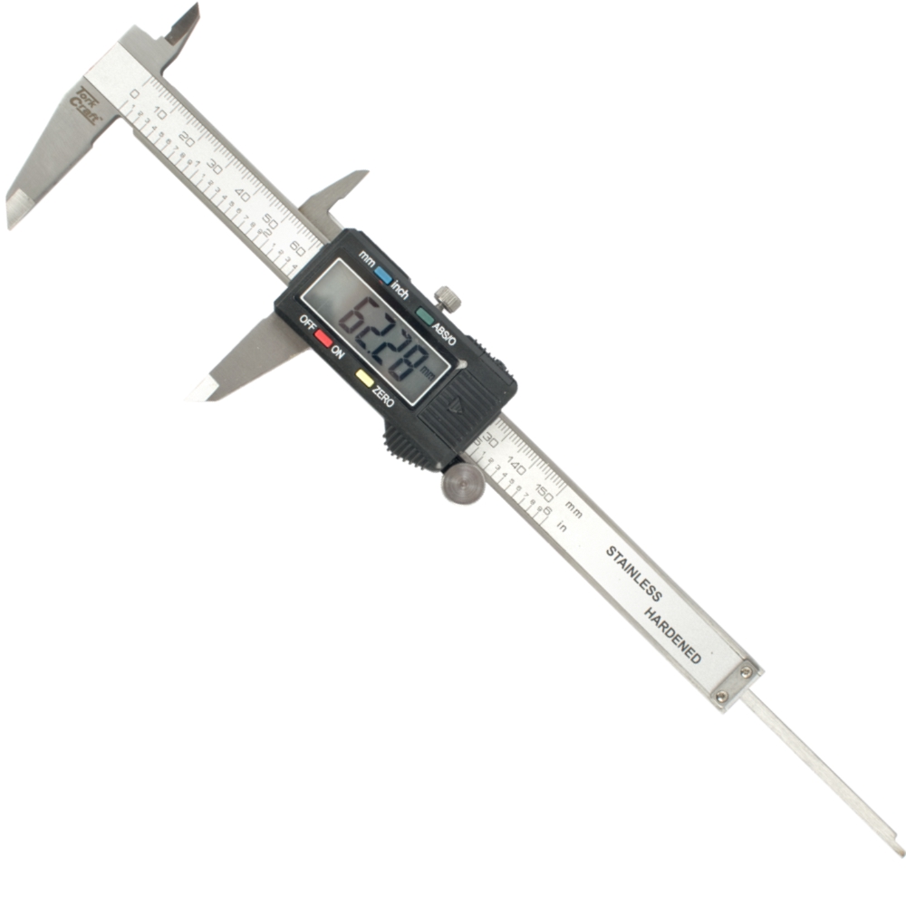 Vernier Digital 4 Key 150Mm S/Steel 0.01Mm Acc. Abs Func. Metric / In