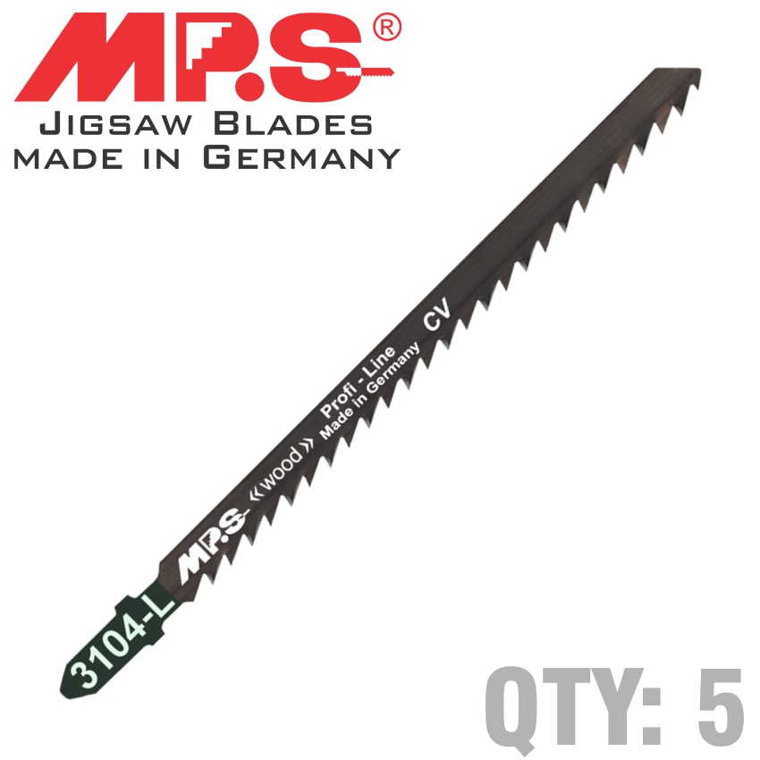Jigsaw Blade Wood Long T-Sh.6Tpi T344D