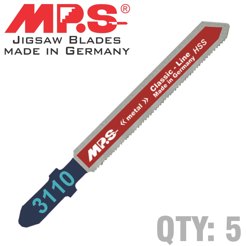 Jigsaw Blade Metal T-Shank 28Tpi T118G