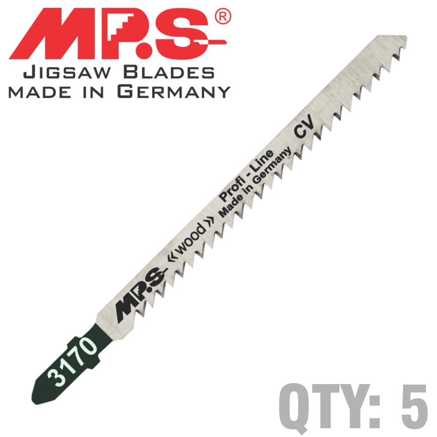 Jigsaw Blade Wood/Plas.t-Sh.8Tpi T301Cd