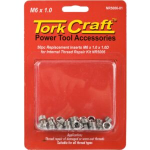 Thread Repair Kit M6 X 1.0 X 1.0D Repl. Inserts For Nr5006